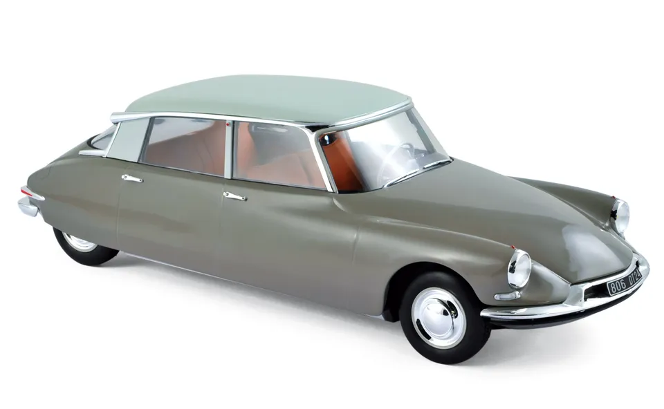 norev-citro-n-ds-19-1959-brun-et-blanc-carrare-1-18 image 1