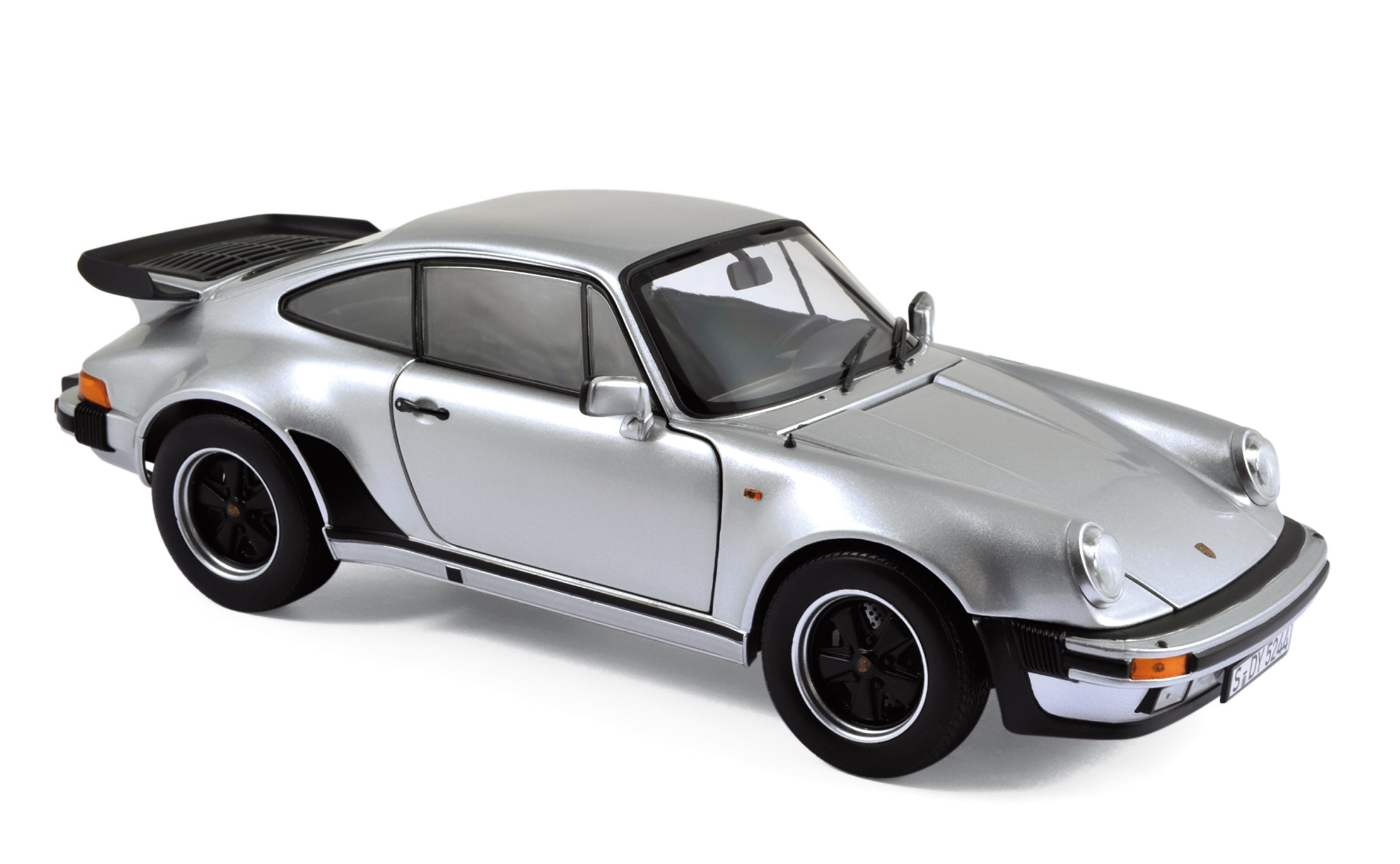 norev-porsche-911-turbo-3-3l-1977-argento-1-18 image 1