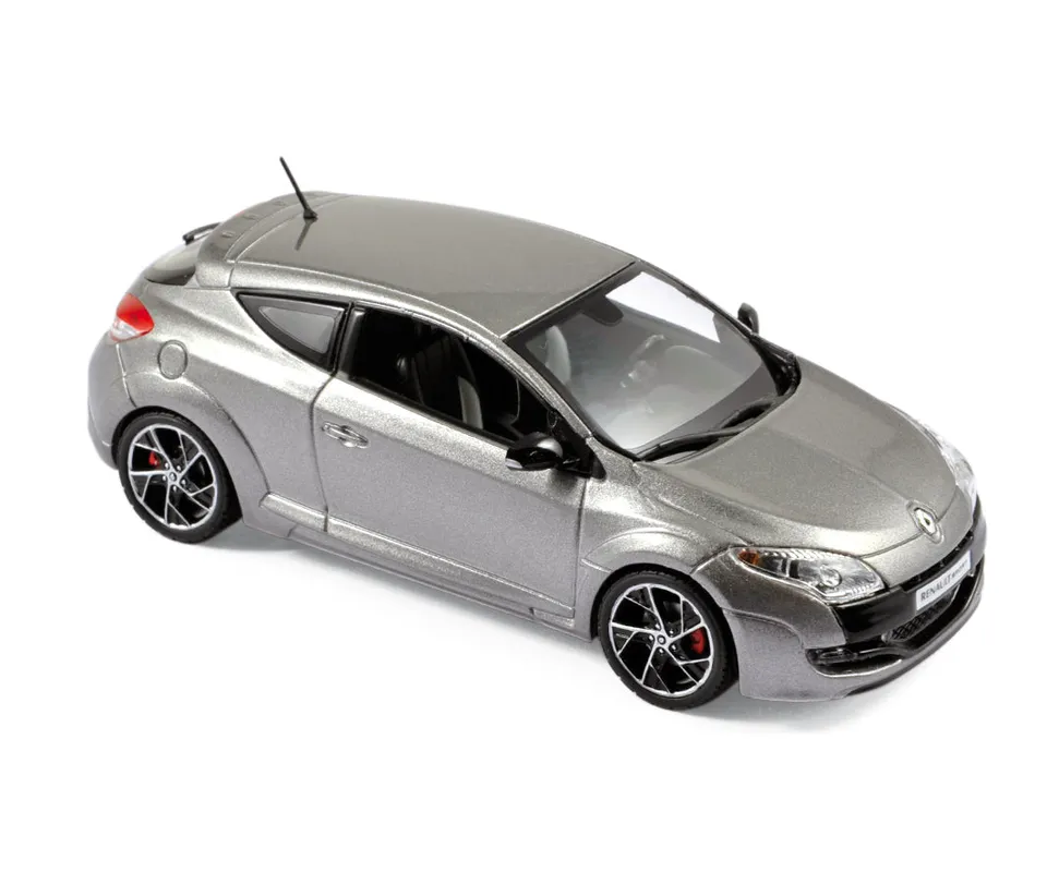 norev-renault-megane-rs-2010-platine-silver-modellino-auto-1-43 image 1