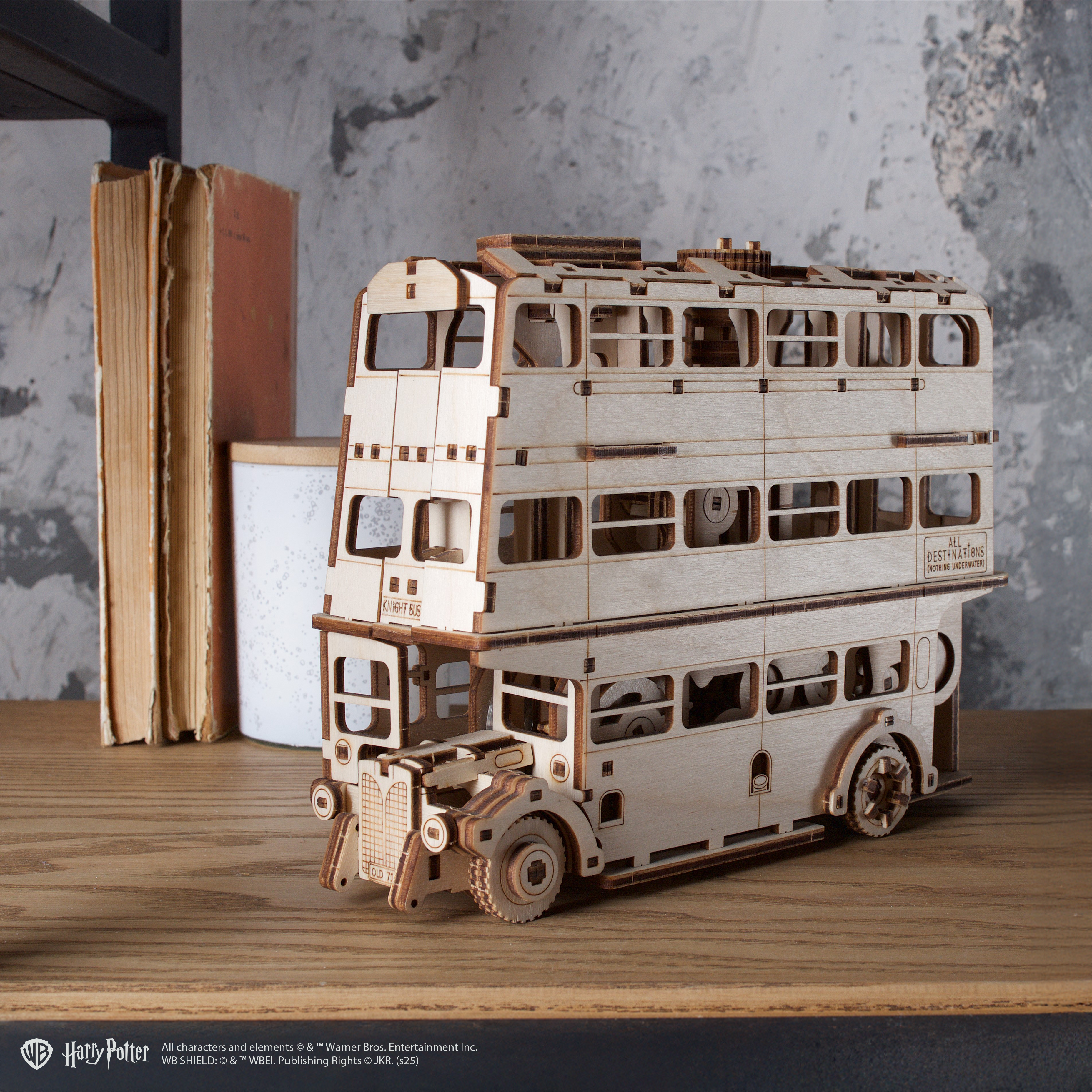 ugears-knight-bus-harry-potter-modellino-in-legno-meccanico-da-costruire image 8