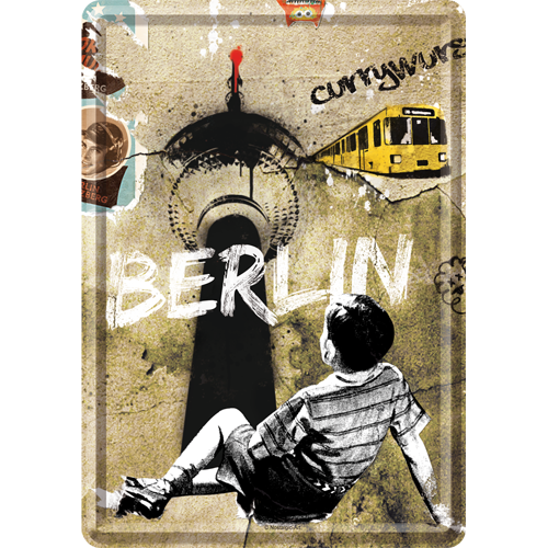 nostalgic-art-berlin-street-art-metal-card-10x14-cm image 1