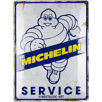 nostalgic-art-michelin-service-targa-in-metallo-30x40-cm image 2