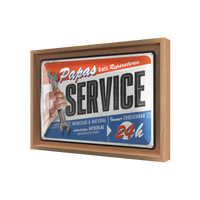 nostalgic-art-papas-service-targa-in-metallo-20x30-cm image 8