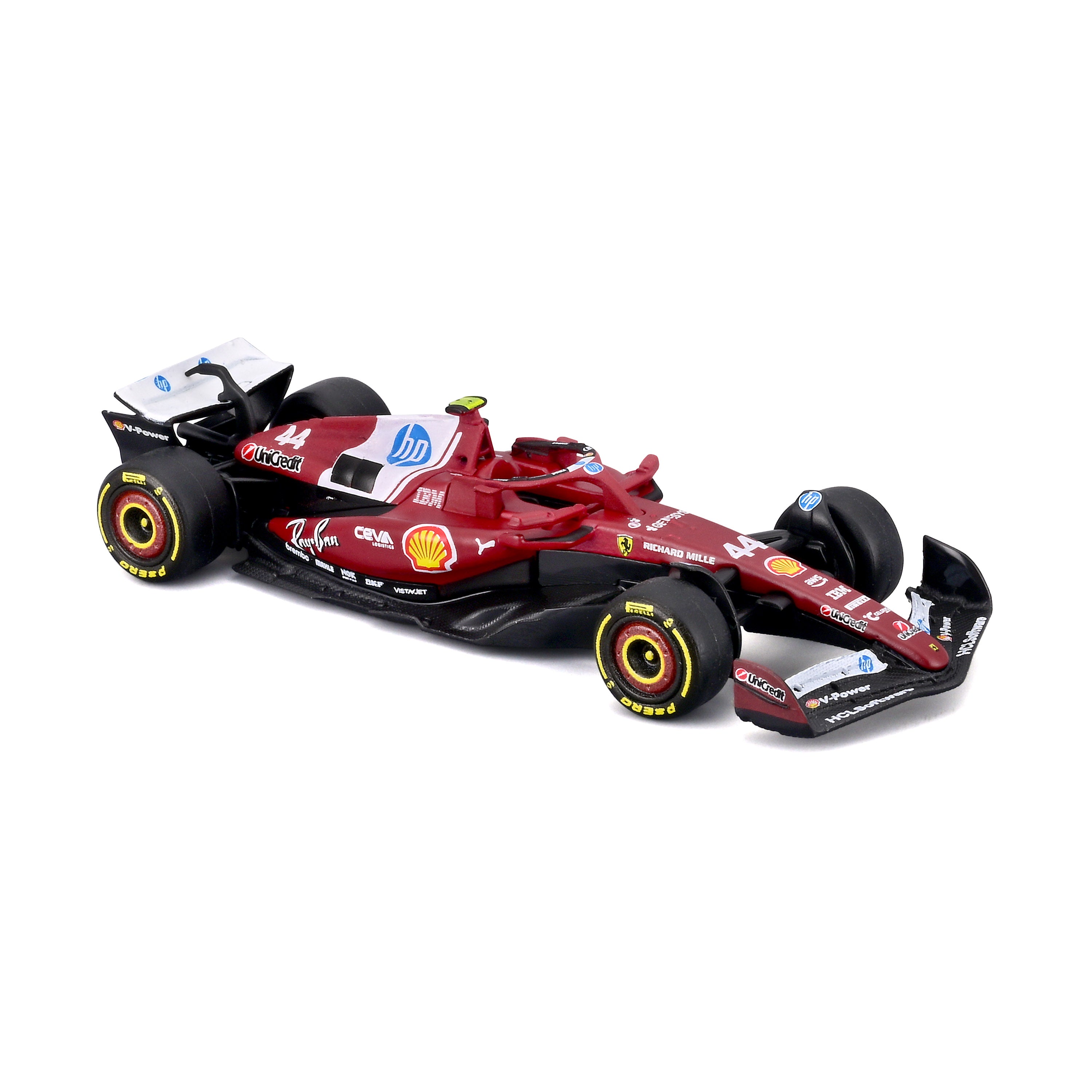 bburago-ferrari-f1-sf-25-44-hamilton-2025-1-64-con-teca-die-cast image 6