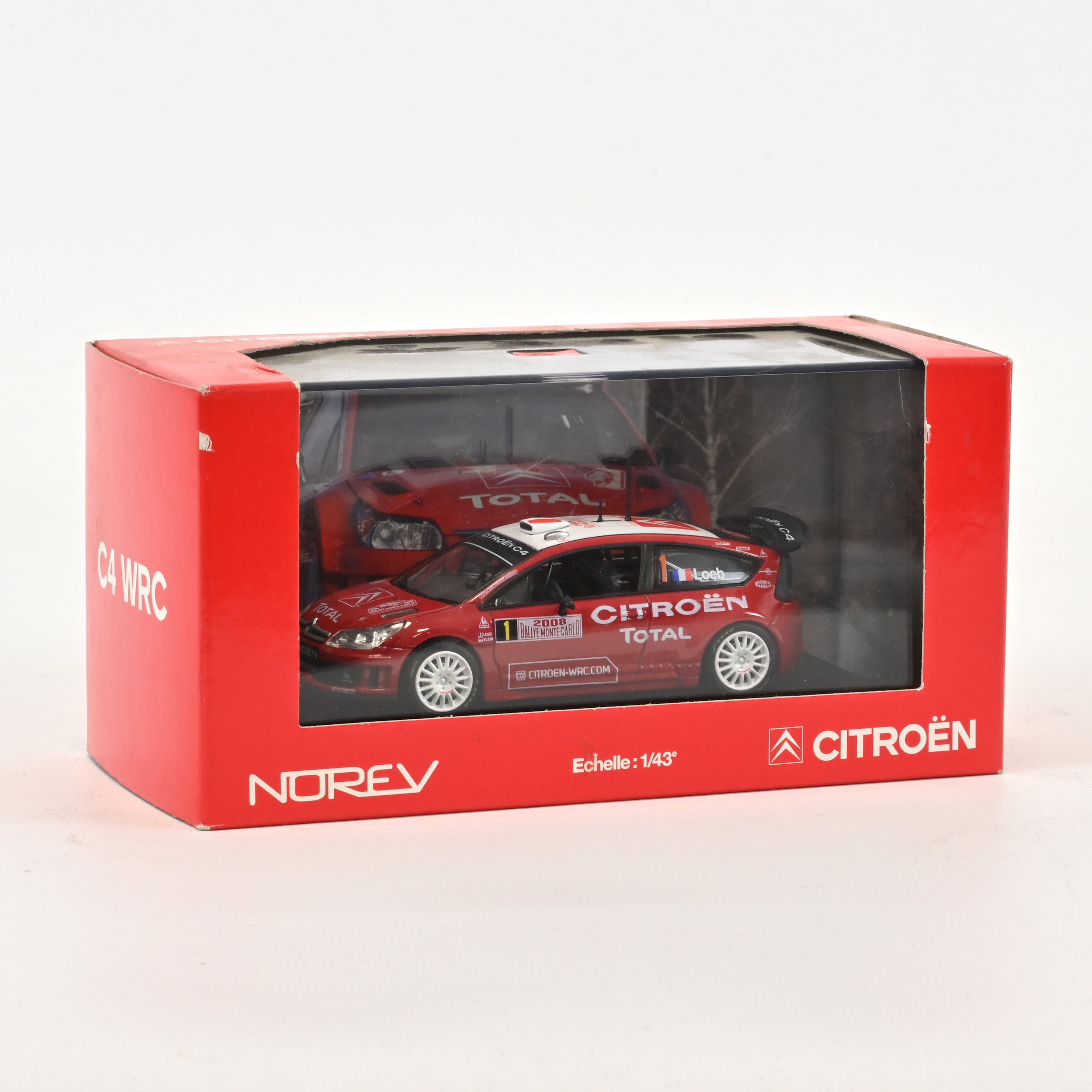 norev-citro-n-c4-wrc-rallye-monte-carlo-2008-loeb-elena-modellino-auto-1-43 image 1