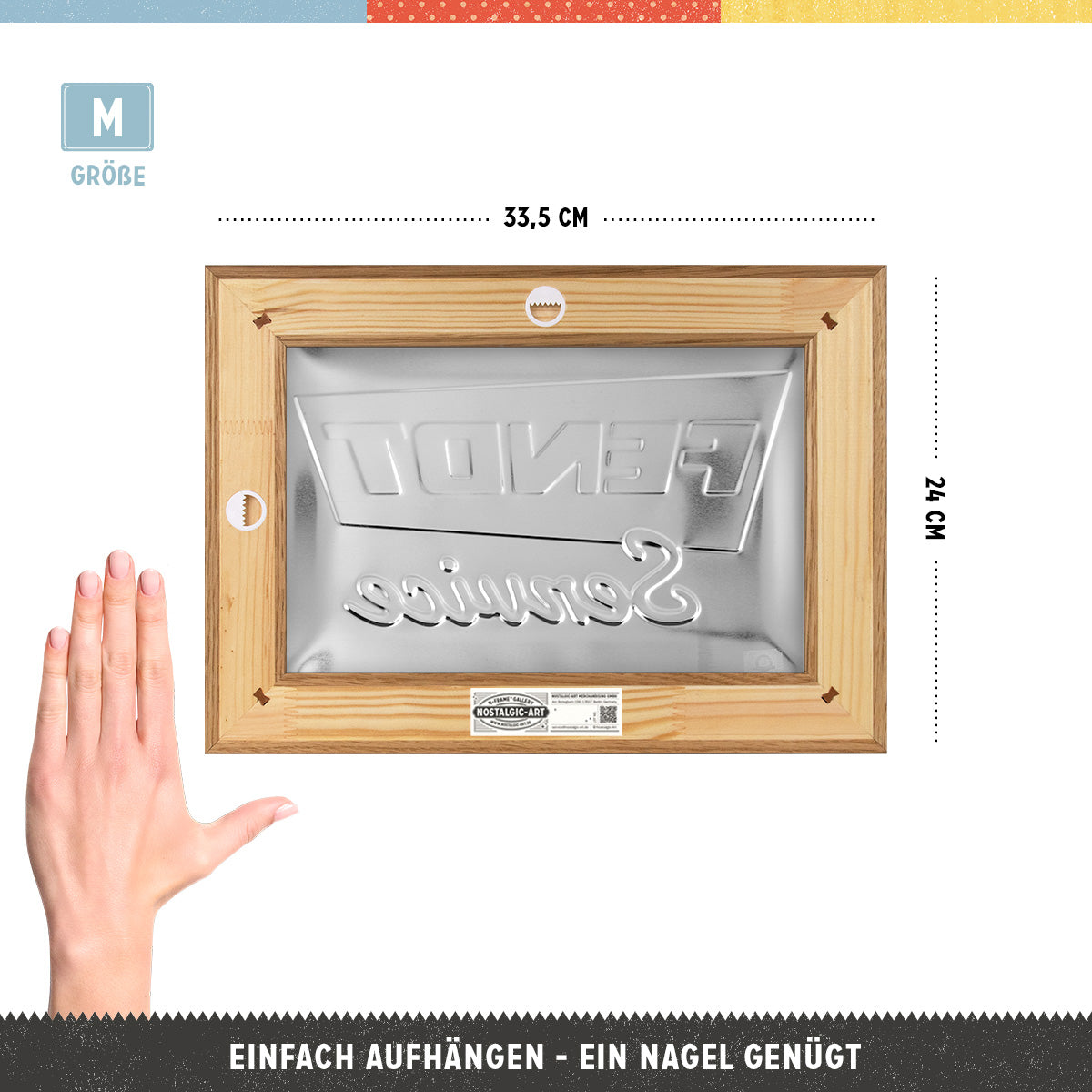 nostalgic-art-fendt-service-n-frame-m-edition-cornice-in-legno-24-x-33-5-cm image 2