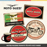 nostalgic-art-moto-guzzi-the-legendary-v-twin-engine-insegna-rotonda-35-cm image 7