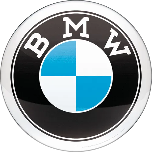 nostalgic-art-bmw-logo-targa-rotonda-in-metallo-diametro-35-cm image 1