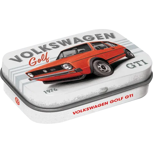 nostalgic-art-vw-golf-gti-1976-pocket-box-scatolina-mentine-6x4x1-6-cm image 1