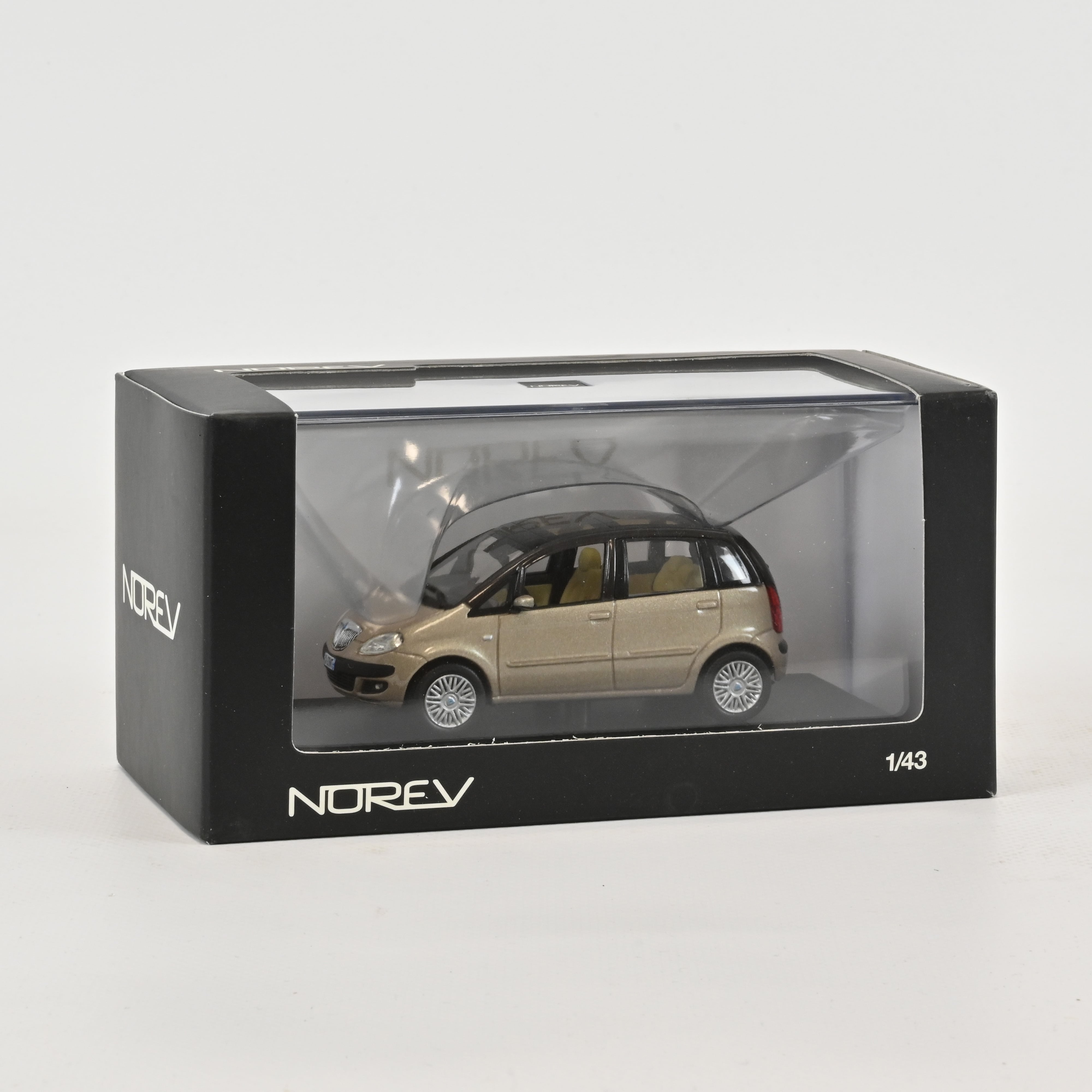 norev-lancia-musa-bicolore-2004-cuivre-et-or-modellino-auto-1-43 image 1