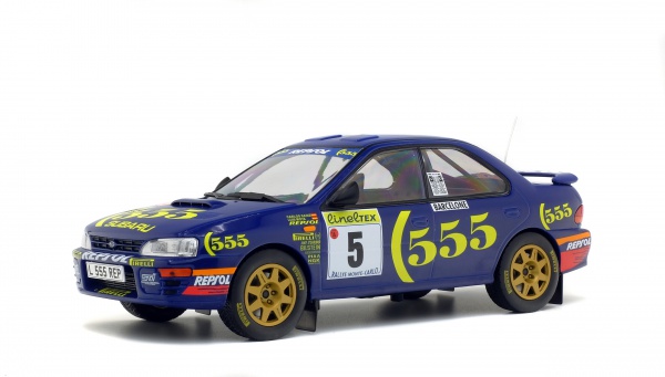 solido-subaru-impreza-rallye-monte-carlo-1995-c-sainz-5-modellino-1-18-da-collez image 1