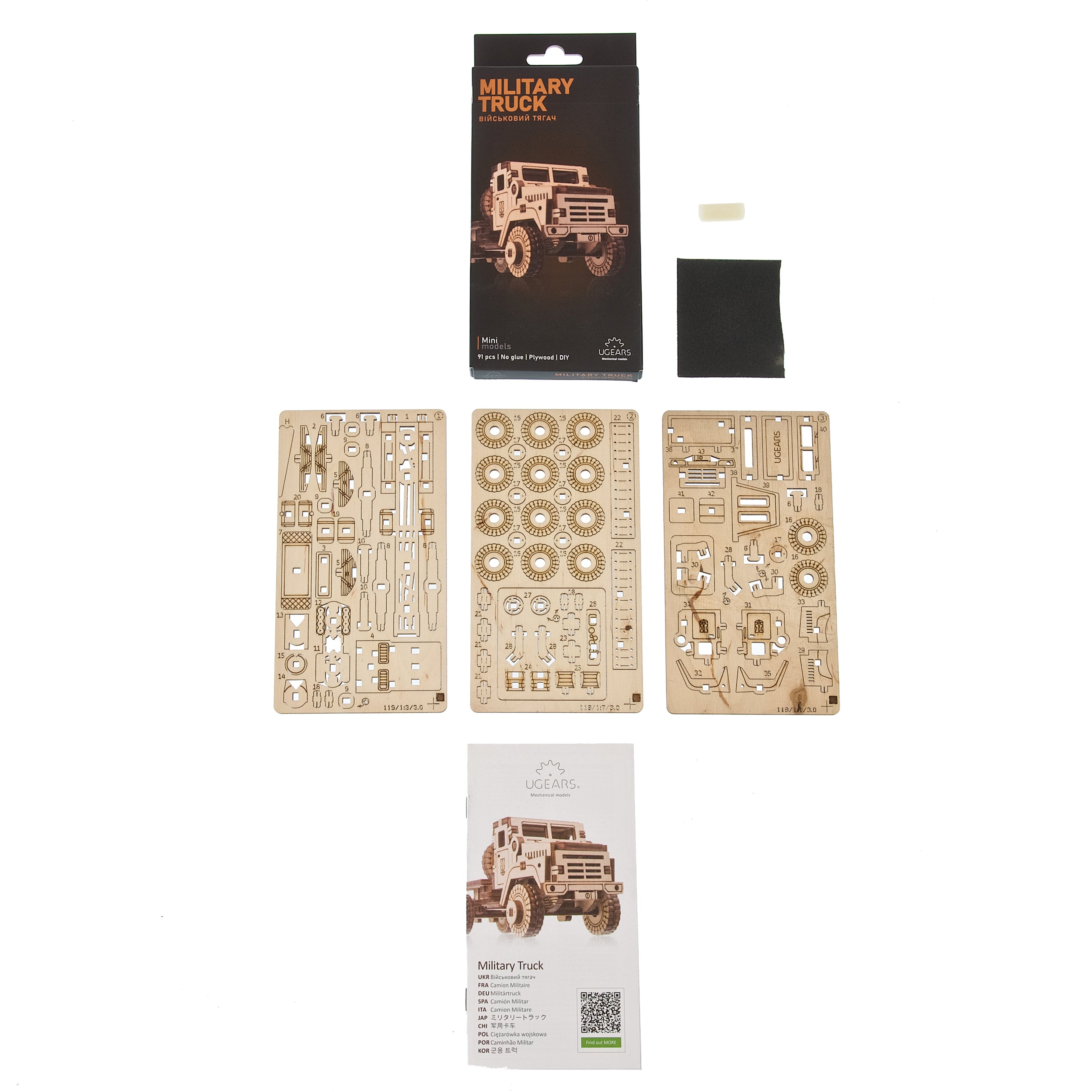 ugears-military-truck-camion-militare-in-legno image 5