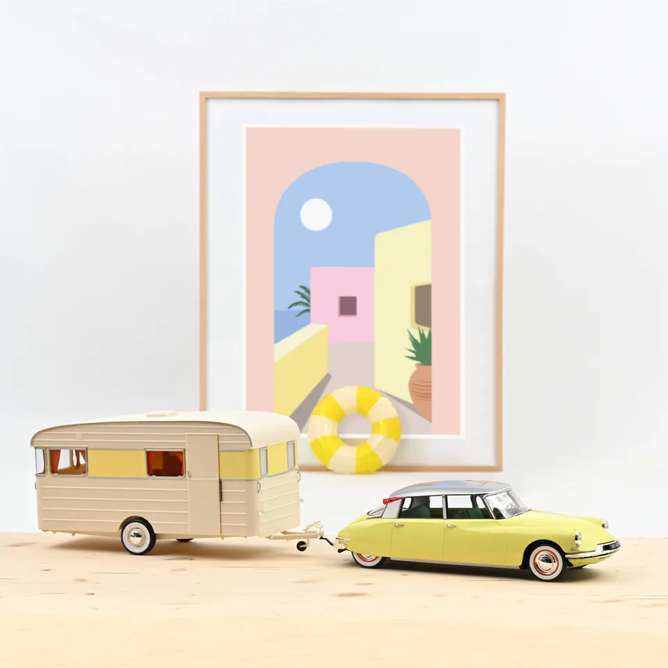 norev-citro-n-ds-19-1960-giallo-jonquille-caravan-digue-panoramic-1-18 image 1