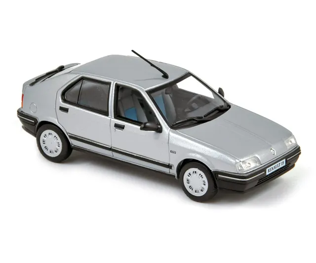 norev-renault-19-1988-gris-argent-modellino-auto-youngtimer-1-43 image 1