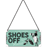 nostalgic-art-shoes-off-targa-in-metallo-da-appendere-10x20-cm image 2