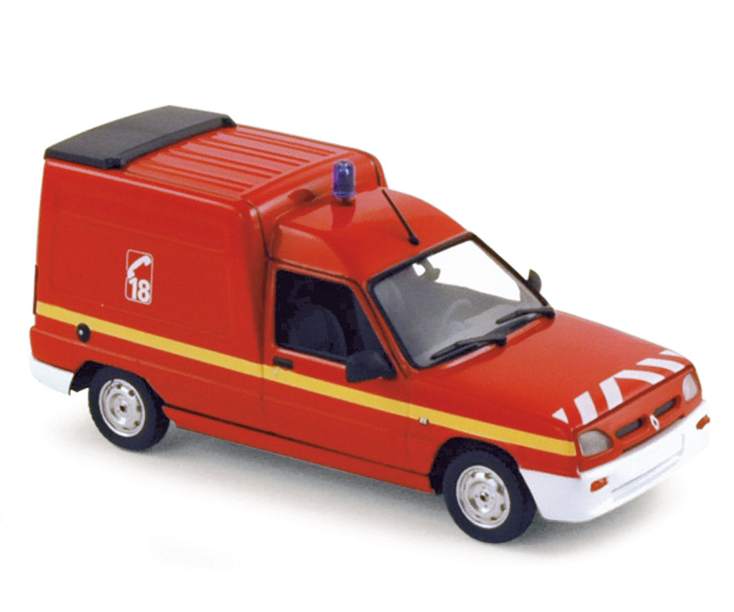 norev-renault-express-1995-modellino-furgone-1-43-pompiers-vigili-del-fuoco image 1