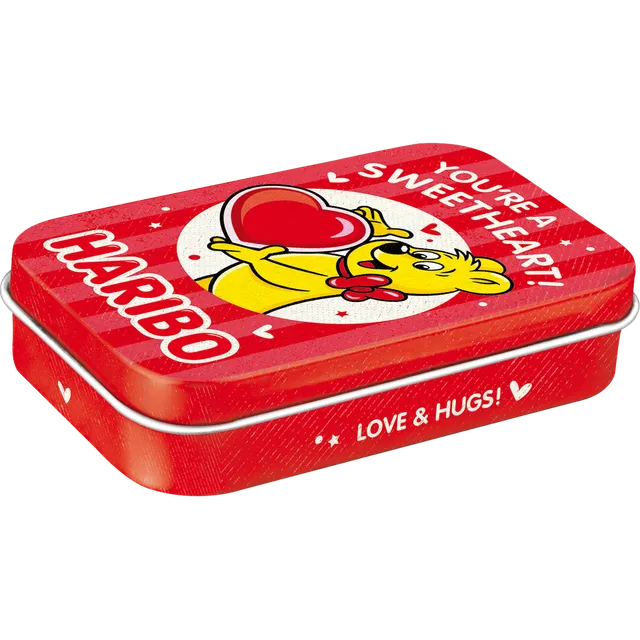 nostalgic-art-haribo-sweetheart-scatola-tascabile-in-metallo-6x9-5x2-cm image 1