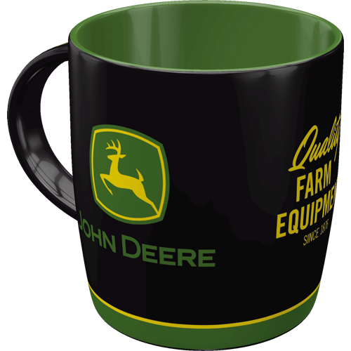 nostalgic-art-john-deere-logo-black-tazza-ceramica-330-ml image 1