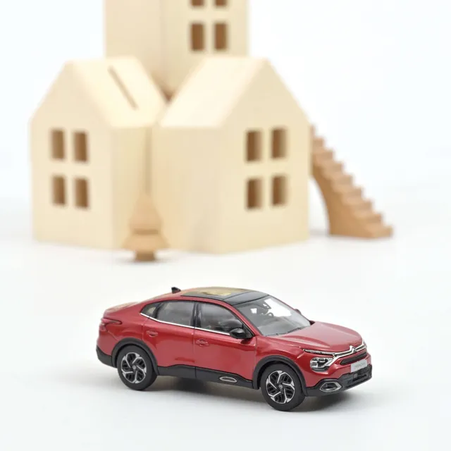 norev-citro-n-c4-x-2023-modellino-auto-die-cast-1-43-rosso-elixir image 1