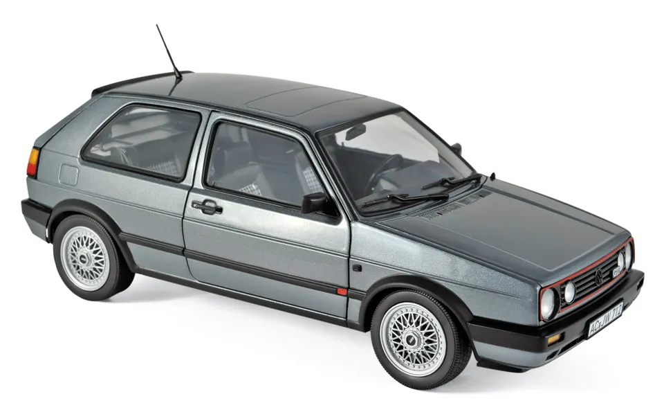 norev-volkswagen-golf-gti-1990-grigio-metallizzato-modellino-auto-1-18 image 1