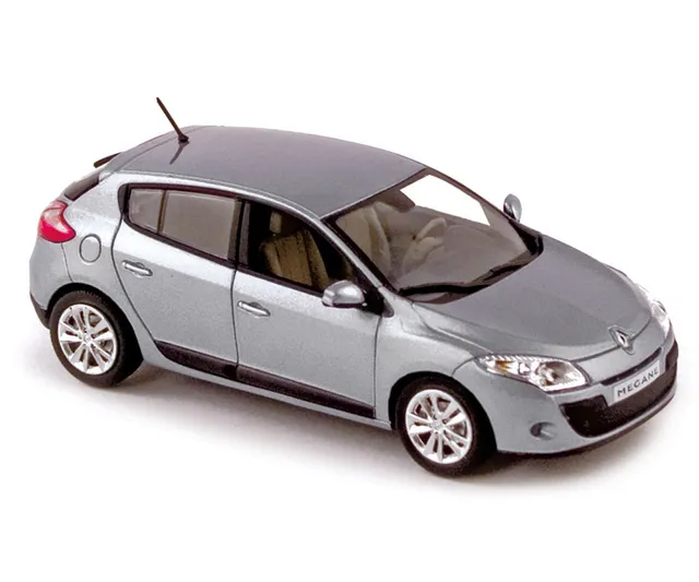 norev-renault-megane-berline-2009-modellino-auto-1-43-grey-platine image 1