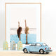 norev-vw-1303-maggiolino-1973-1-18-light-blue-modellino-auto-d-epoca-da-collezio image 2