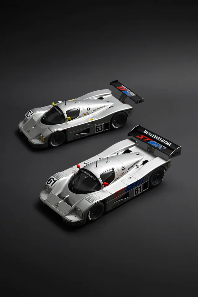 norev-sauber-mercedes-c9-1989-suzuka-winner-baldi-schlesser-modellino-auto-1-18 image 1