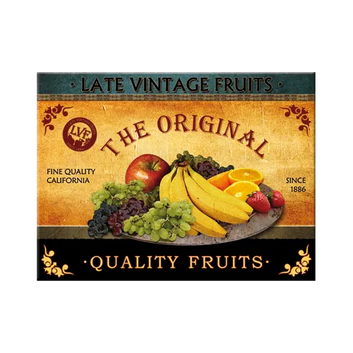 nostalgic-art-quality-fruits-magnete-da-frigo-in-latta image 1