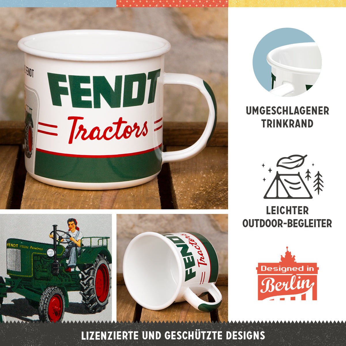 fendt-tractors-tazza-smaltata-nostalgic-art-360-ml image 3