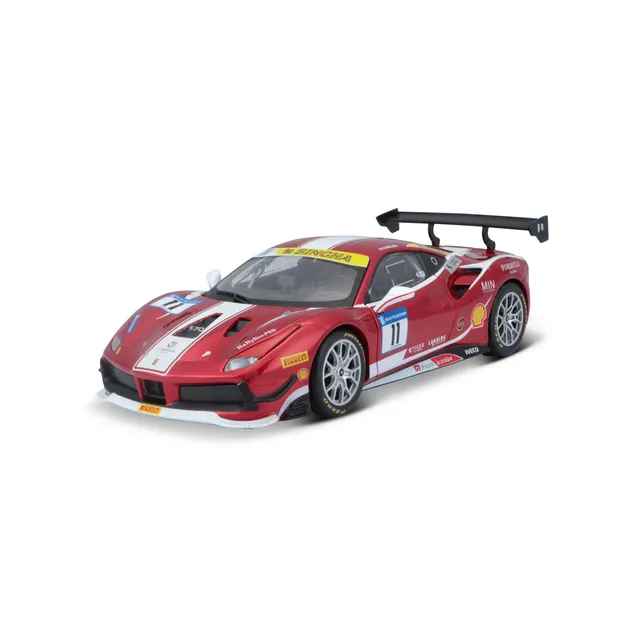 bburago-ferrari-488-challenge-formula-racing-2017-1-24-die-cast image 1