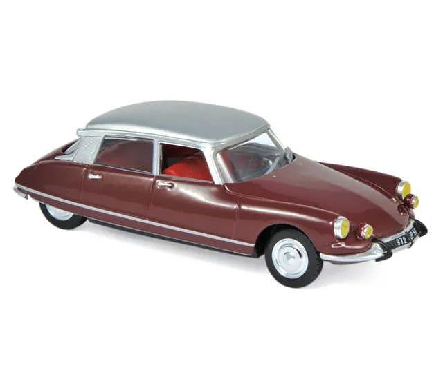 norev-citro-n-ds-21-pallas-1967-modellino-auto-1-43-rosso-scuro image 1