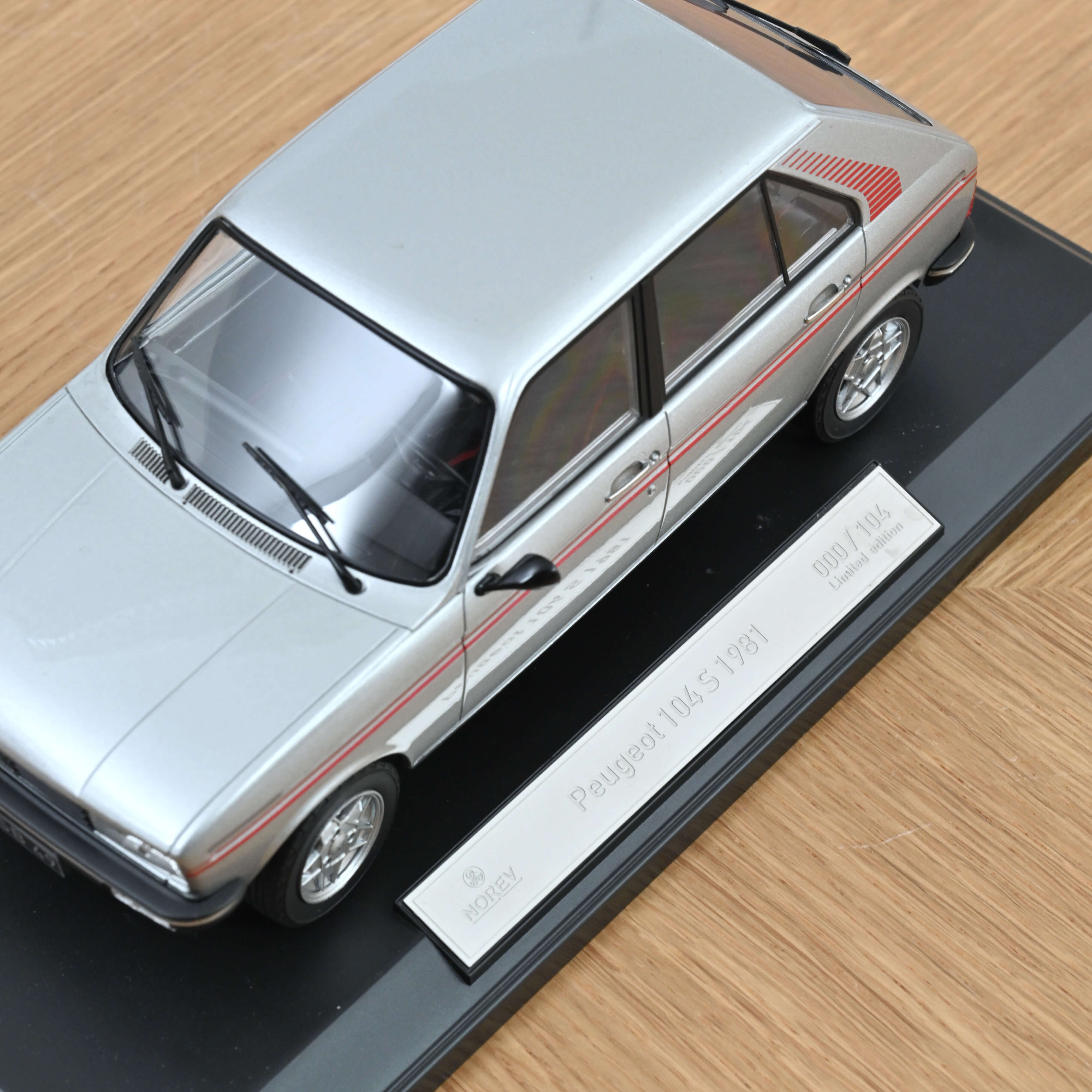 norev-peugeot-104-s-1981-grigia-metallizzata-1-18-edizione-limitata-104-pz image 6