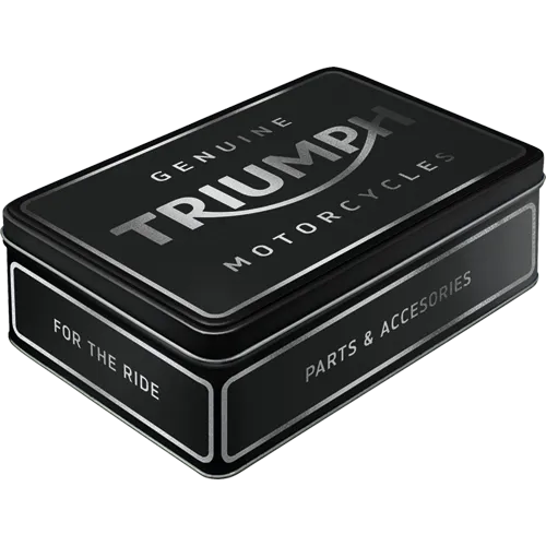 nostalgic-art-triumph-parts-accessories-silver-box-metallo-2-5-l image 1