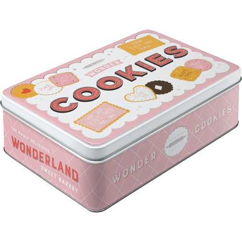 nostalgic-art-wonder-cookies-scatola-metallo-piatta-2-5-litri image 1