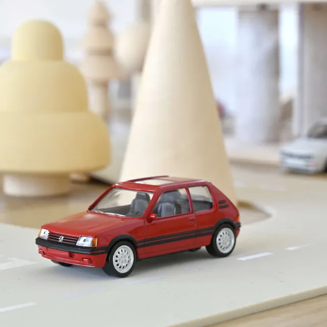 norev-peugeot-205-gti-1986-rossa-jet-car-1-43-modellino-auto image 1