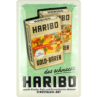 nostalgic-art-haribo-packung-das-schmeckt-targa-in-metallo-20x30-cm image 2