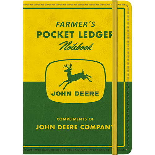 nostalgic-art-john-deere-farmer-s-pocket-ledger-taccuino-a5-128-pagine image 1