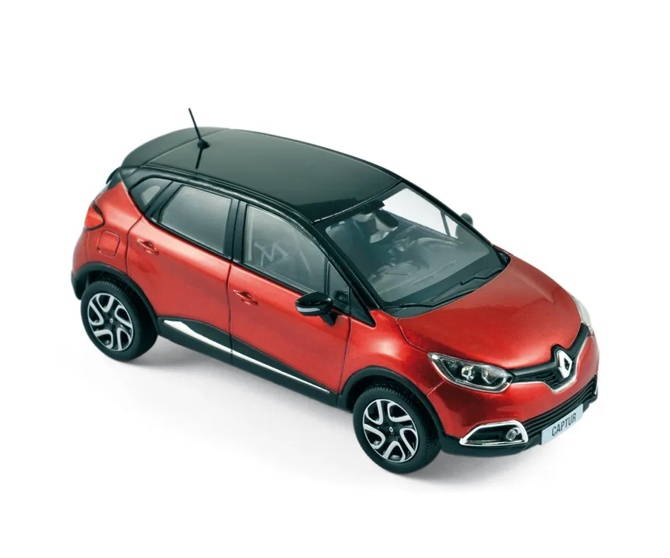 norev-renault-captur-2013-modellino-auto-1-43-rosso-e-nero image 1