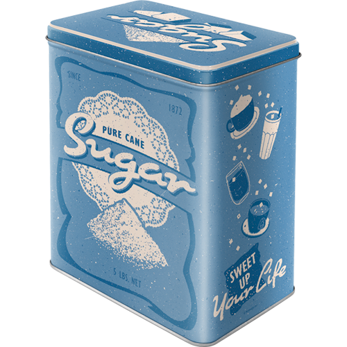nostalgic-art-sugar-scatola-in-metallo-l-10x14x20-cm-3-litri image 2
