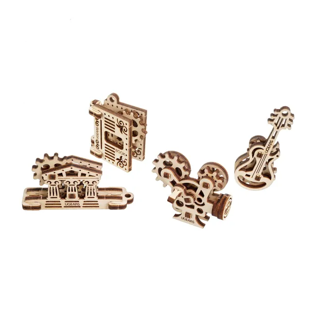 ugears-fidgets-creation-kit-4-mini-modellini-in-legno image 1