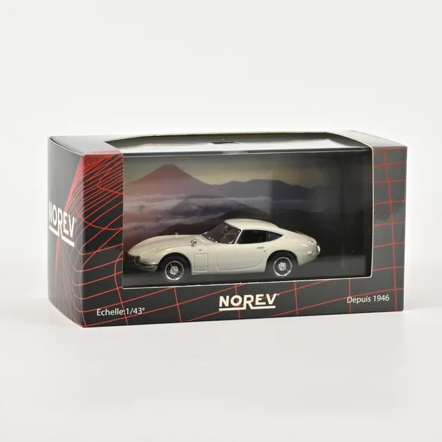 norev-toyota-2000-gt-modellino-auto-1-43-bianco image 1