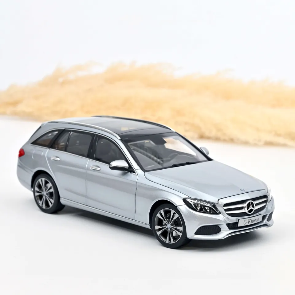 norev-mercedes-benz-classe-c-break-2014-argent-metallise-1-18-modellino-die-cast image 1