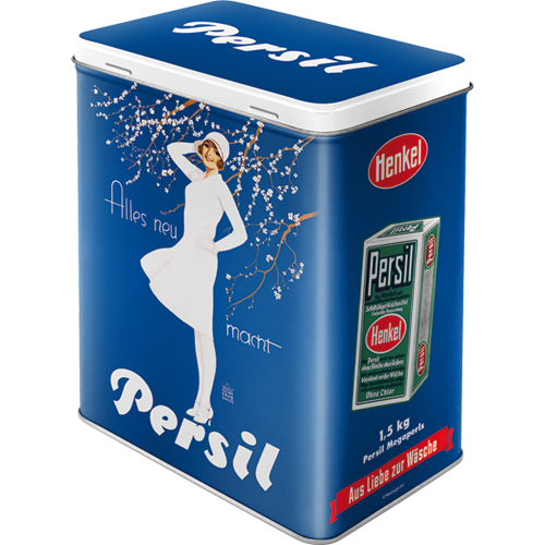 nostalgic-art-persil-wei-e-dame-blau-scatola-metallo-l-3-litri-10x14x20-cm image 1