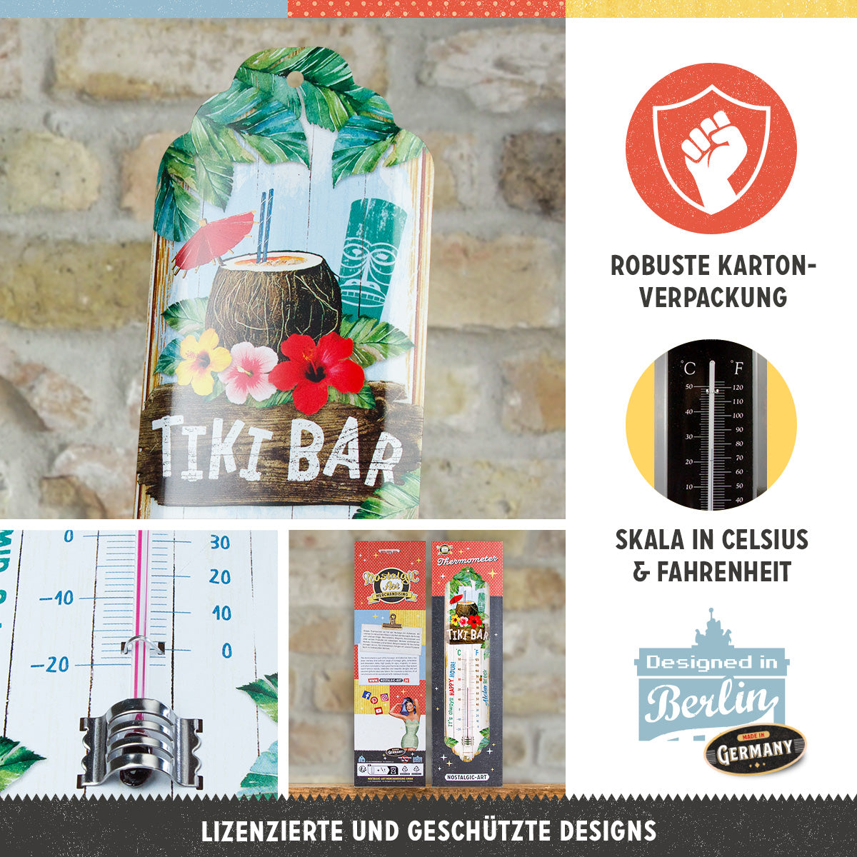 nostalgic-art-tiki-bar-termometro-retr-in-metallo-6-5x28-cm image 3