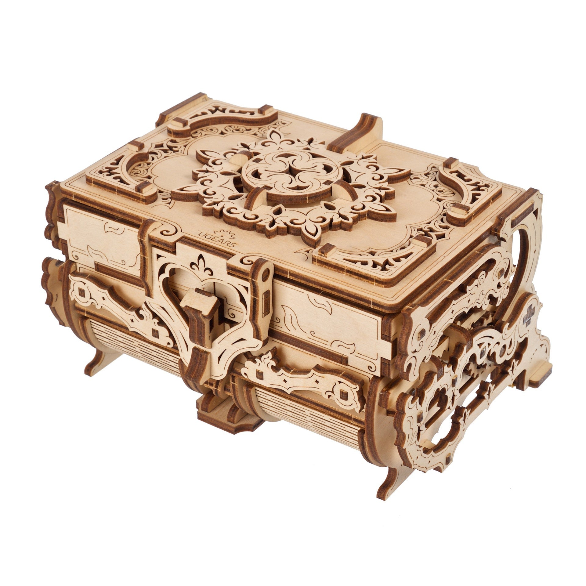 ugears-antique-box-scatola-meccanica-in-legno-con-6-scomparti image 3