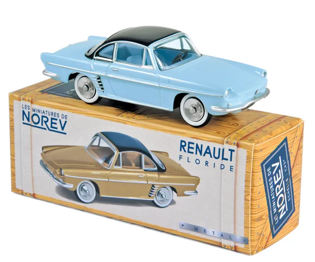 norev-renault-floride-1959-modellino-auto-1-43-blu-narvik-nero image 1