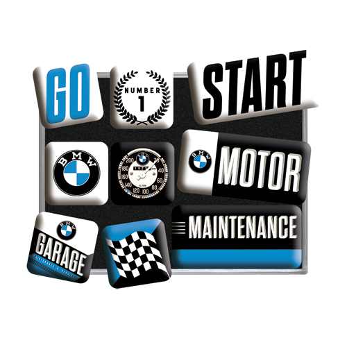 nostalgic-art-bmw-motor-set-magneti-7x9x2-cm image 2