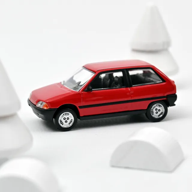 norev-citro-n-ax-1986-rouge-1-64-miniauto-da-collezione image 1