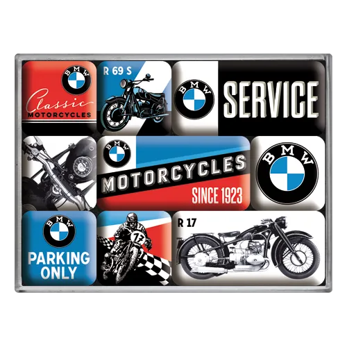 nostalgic-art-bmw-motorcycles-set-magneti image 1