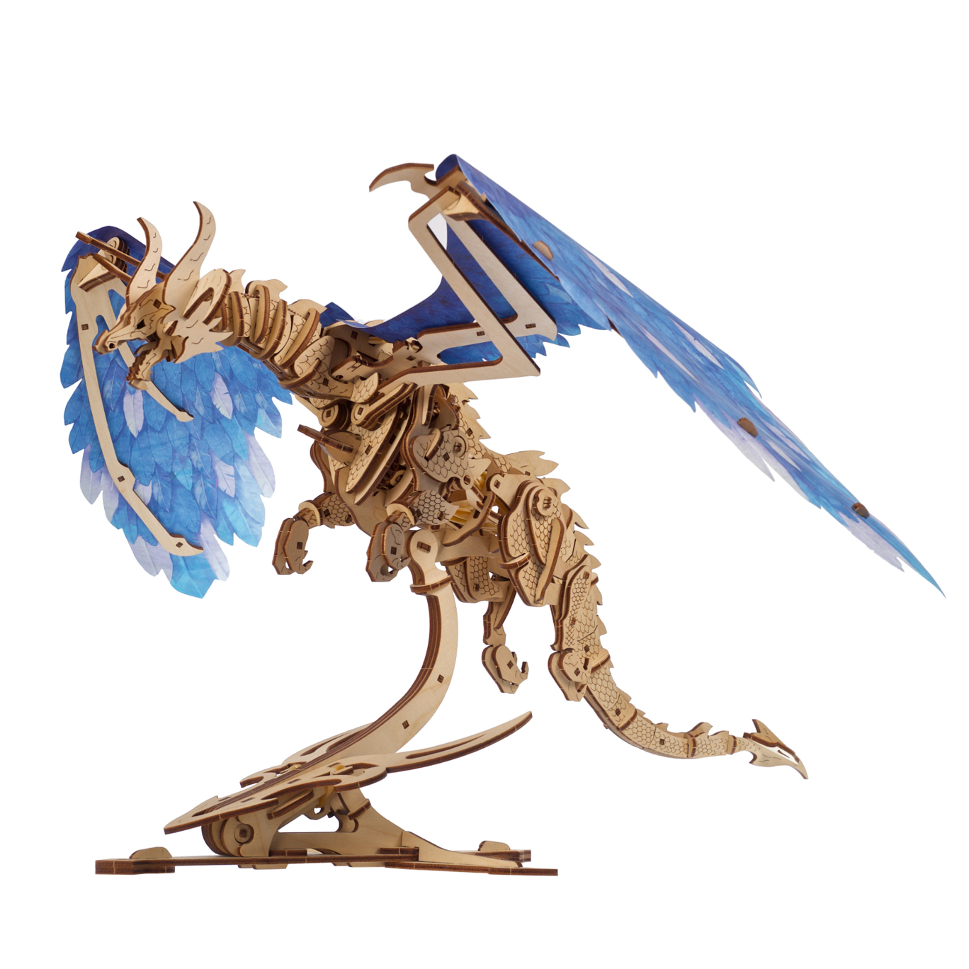 ugears-windstorm-dragon-drago-automa-meccanico-in-legno-3d image 1